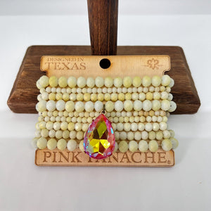 Pink Panache Stacking Bracelet Set - Boujee Boutique 