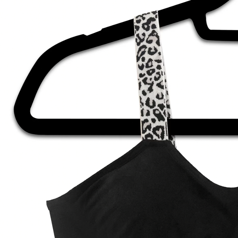 Strap It Black Cheetah Print Seamless Bralette - Boujee Boutique 