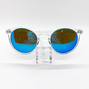 Clear Frame Round Lense Sunglasses - Boujee Boutique