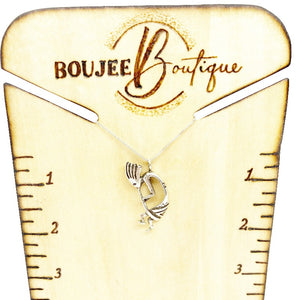 Sterling Silver KOKOPELLI Small Necklace - Boujee Boutique 