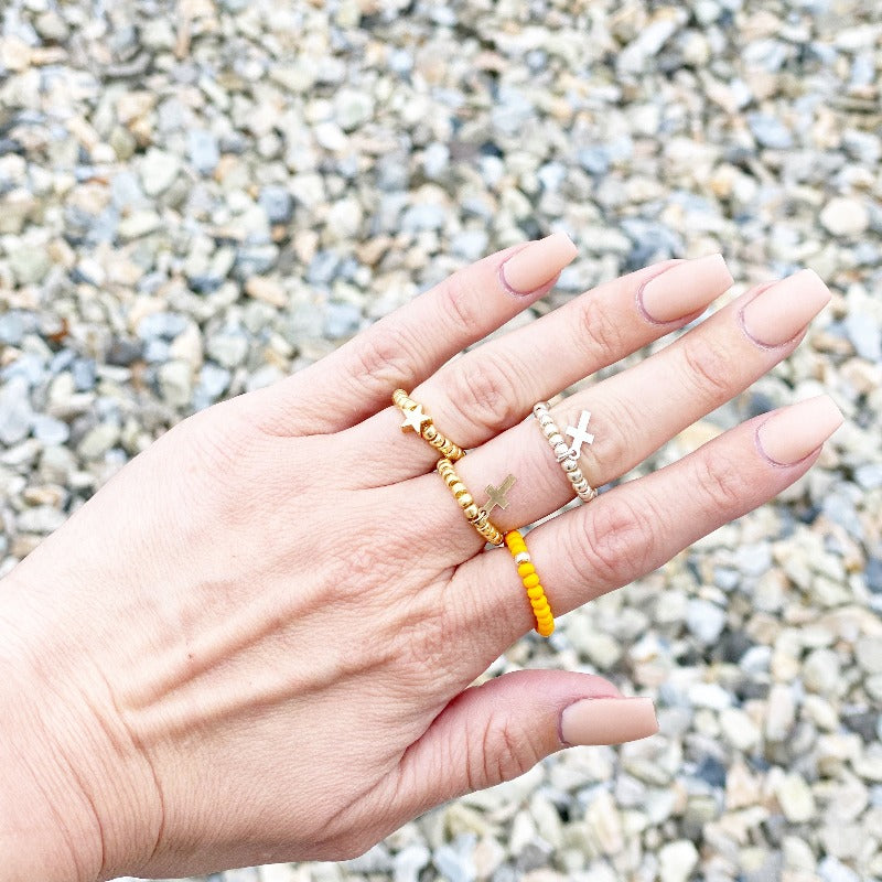 Stacking Beaded Rings - Boujee Boutique 