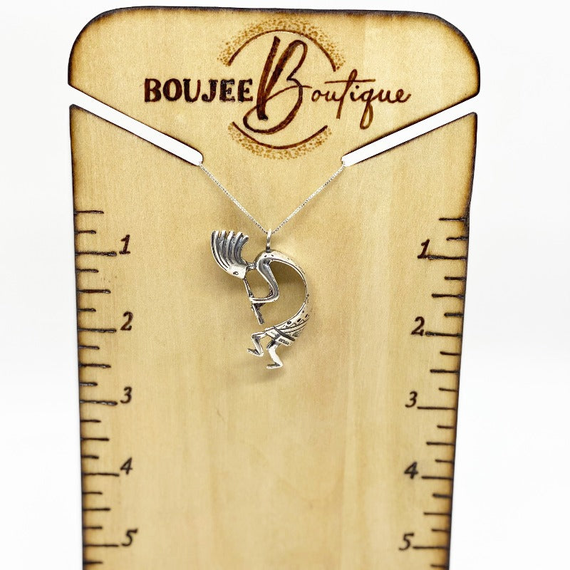 Sterling Silver Demensional Necklace - Boujee Boutique 